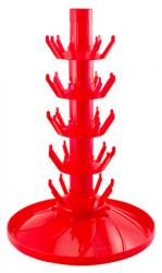 45 Seat Rotating Red Bottle Tree