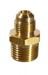 Gas Pipe Adapter - 1/2'' mpt x 3/8'' Male Flare