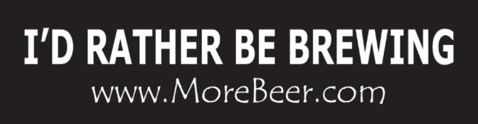 I'd Rather Be Brewing! Bumper Sticker