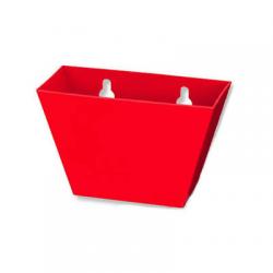 Red Bottle Cap Catcher - Plastic