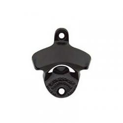 Black Wall Mount Bottle Opener