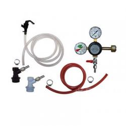 Basic Draft Beer Homebrew Keg Kit - BALL LOCK - Taprite Regulator